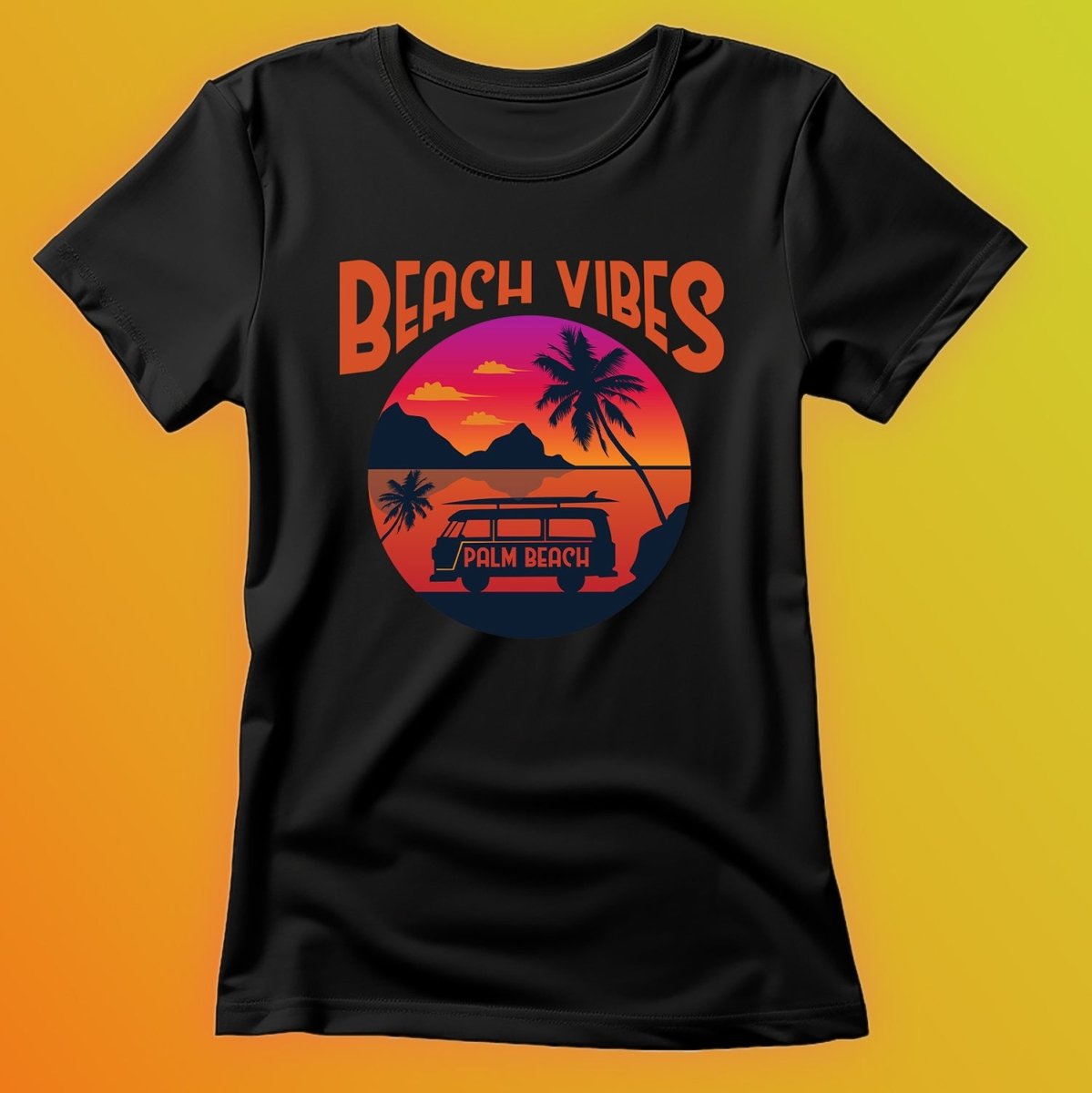 Beach Vibes T-Shirt für Damen - KatCain