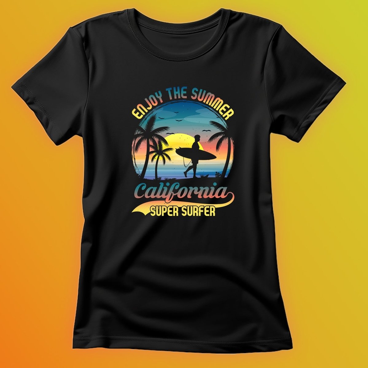 California Super Surfer T-Shirt für Damen - KatCain