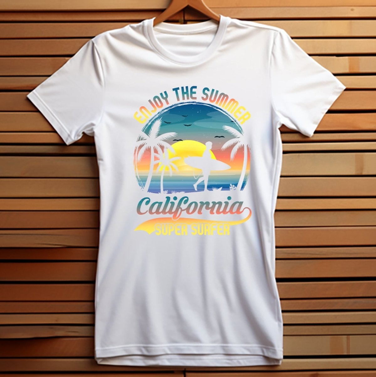 California Super Surfer T-Shirt für Damen - KatCain