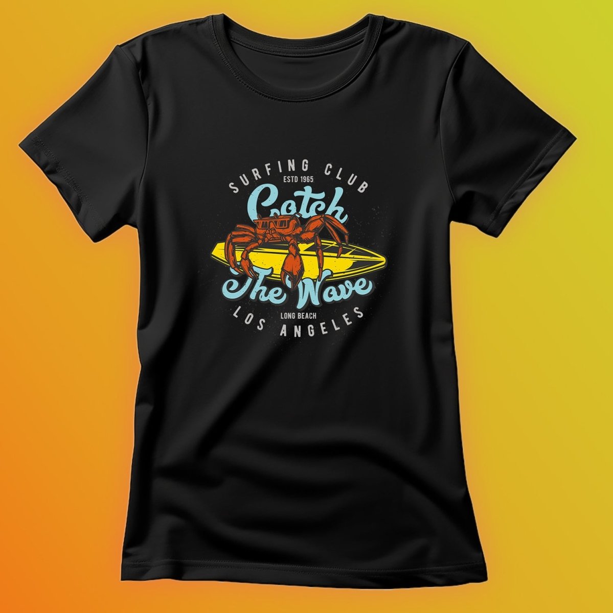 Catch the Wave T-Shirt für Damen - KatCain