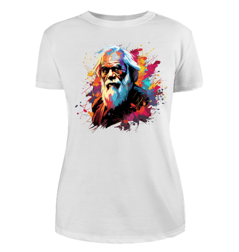 Charles Darwin T-Shirt für Damen - KatCain