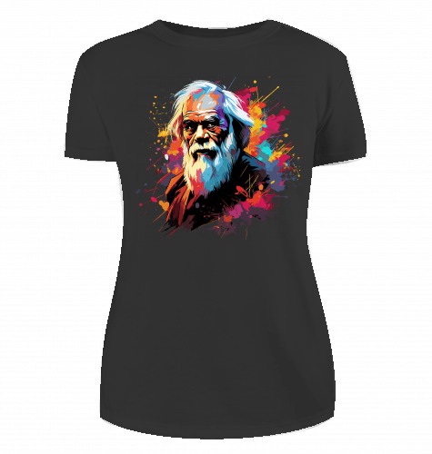 Charles Darwin T-Shirt für Damen - KatCain