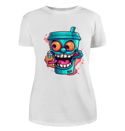 Coffee Cup T-Shirt für Damen - KatCain