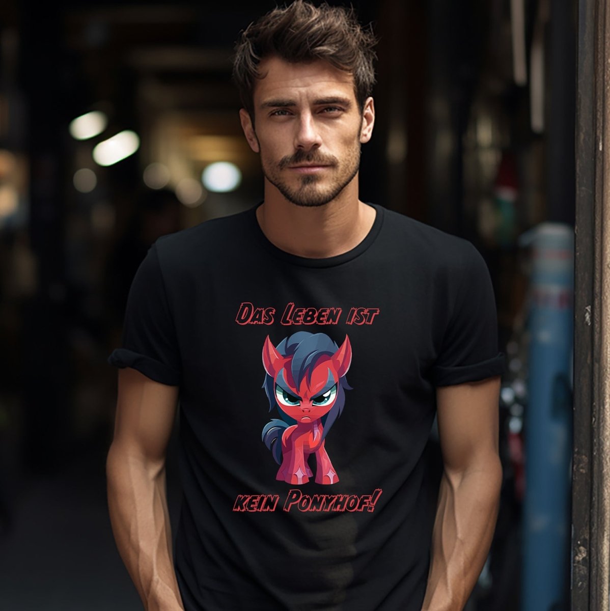 Das Leben ist kein Ponyhof! T-Shirt - KatCain