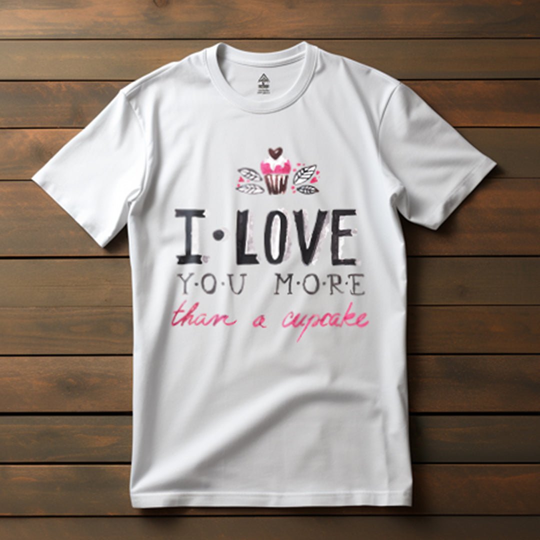 I love you more than a cupcake T-Shirt - KatCain