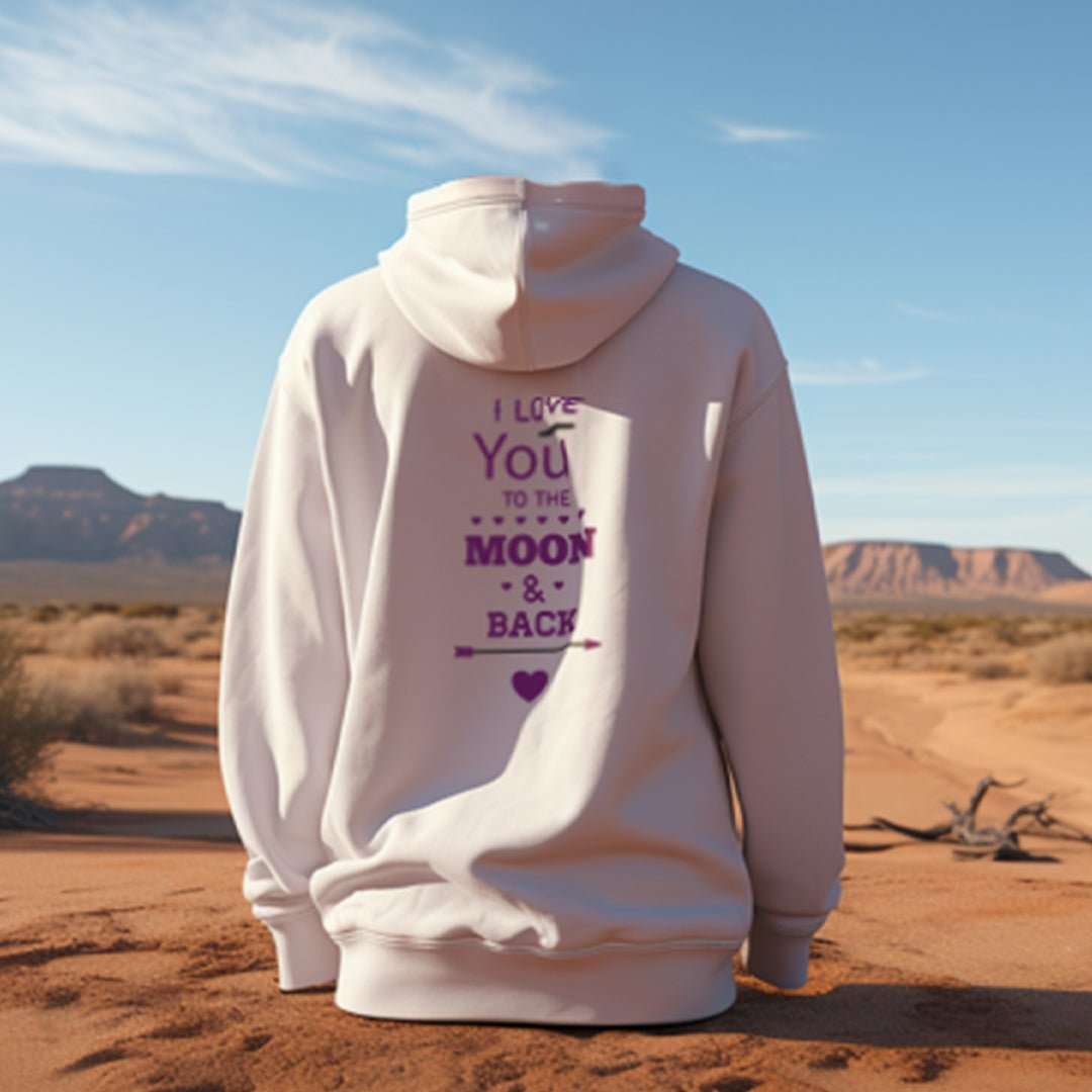 I love you to the moon and back Hoodie - KatCain