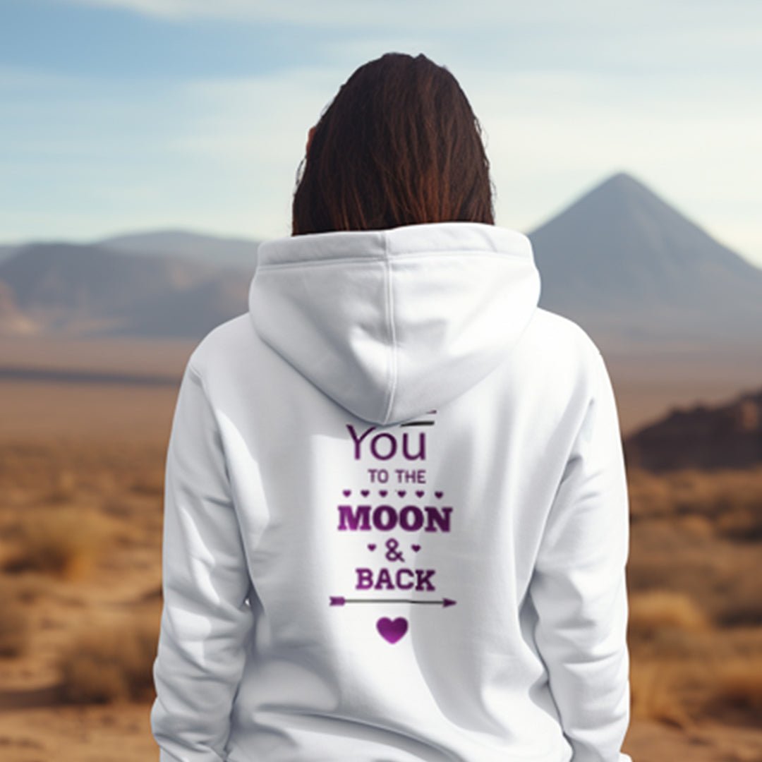 I love you to the moon and back Hoodie - KatCain