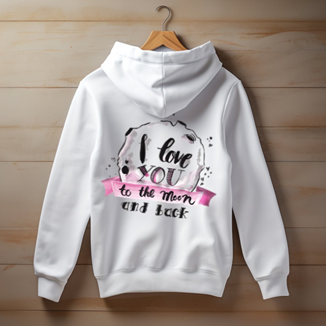 I love you to the moon and back Hoodie - KatCain