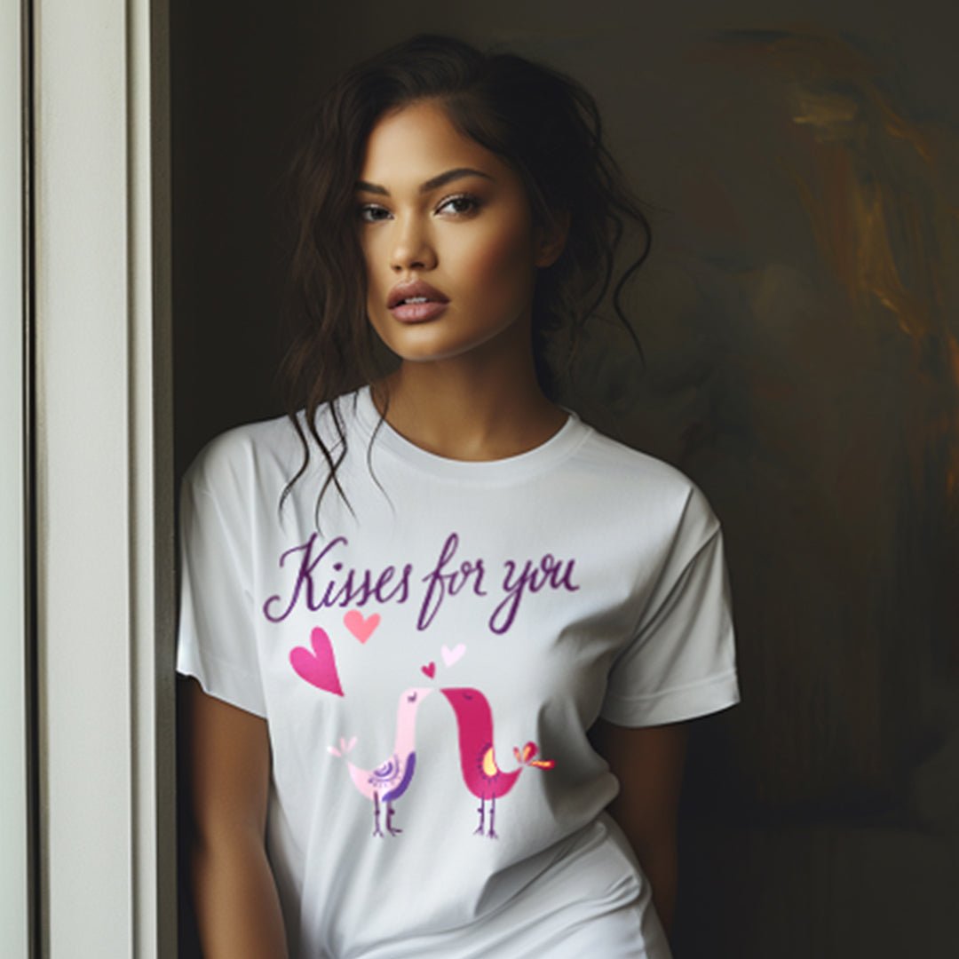 Kisses for you T-Shirt für Damen - KatCain