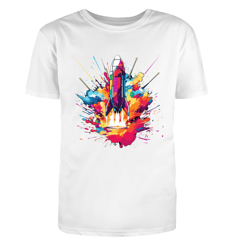 Space Ship T-Shirt - KatCain