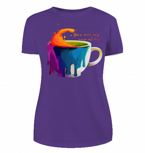 You are my cup of tea! T-Shirt für Damen - KatCain