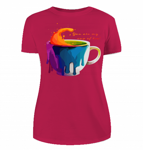 You are my cup of tea! T-Shirt für Damen - KatCain